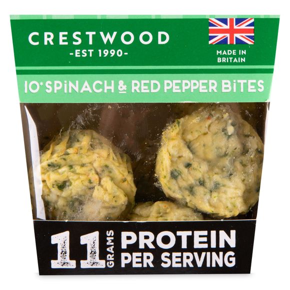 Crestwood Spinach & Red Pepper Egg Bites 160g/10 Pack*